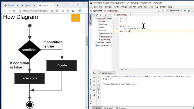 8. Python - Decision Making - if - else - elif