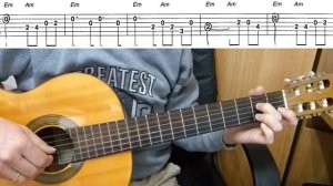 Guitar lesson - Swan Lake - Tchaikovsky - Easy Guitar melody tutorial + TAB