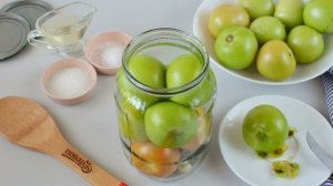 Рецепт маринованных зеленых помидоров