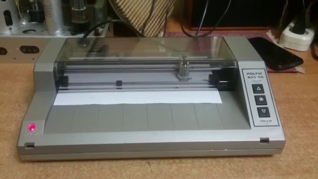 Самопроверка графопостроителя Typ MDG-105 смотреть онлайн