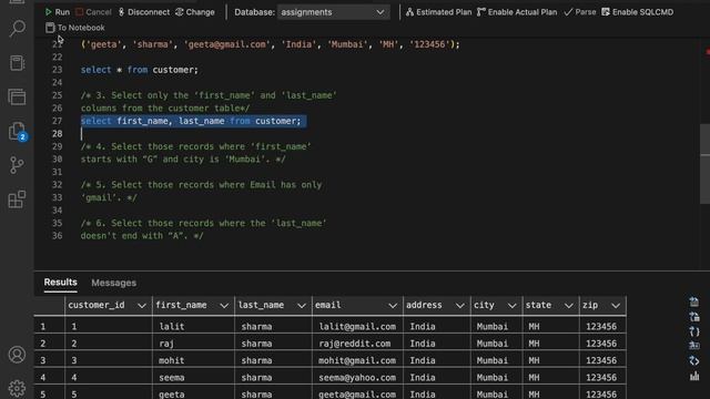 How to use LIKE operator in SQL | MySQL LIKE operator in Hindi