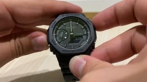 Настройка G-shock GA-2100