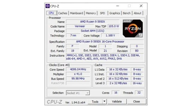 Обзор AMD Ryzen 9 5950X. Характеристики и тесты. Всё что нужно знать перед покупкой!