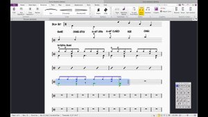 Sibelius Ultimate. Нотация ударной установки. Часть II