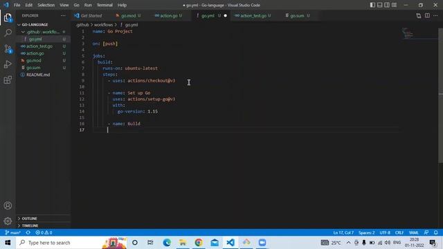 How to build and Test Golang using GitHub Actions | Setup Github Actions for Golang | GitHub Action смотреть онлайн