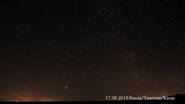 17.08.2018 Night Sky timelapse version 2 / Таймлапс ночного неба версия 2
