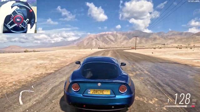 Alfa Romeo 8C Competizione 2007 (1270HP) - Forza Horizon 5 | Steering Wheel FlashFire 900A Gameplay