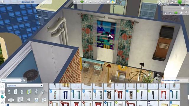 The Sims 4: Строительство двухэтажного лофта