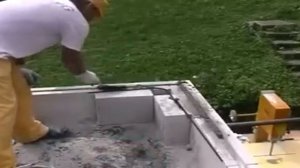 Ограждение балкона из газобетона www.skkrost.ru