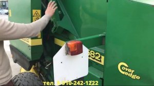 Обзор пресс подборщик John Deere 582