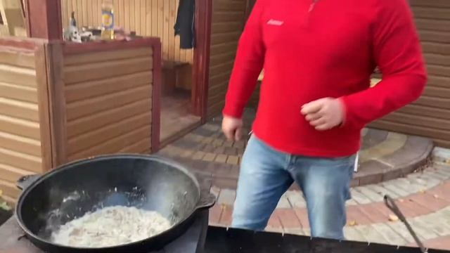 Жульен в казане   #жульен #казанМангал #готовимДома