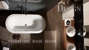 Style it up with Villeroy & Boch Loop Friends Bathtubs