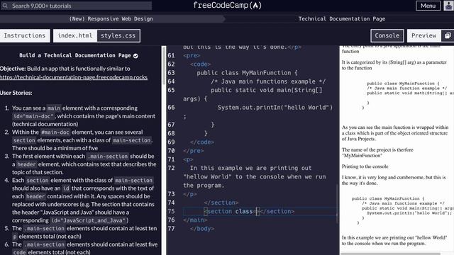 Technical Documentation Page - freeCodeCamp