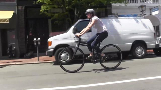 Skládací kolo - single speed - fix gear - Montague Boston смотреть онлайн