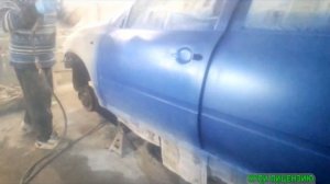 Ваз 2170 Калина. Покраска в заводской цвет 478 "слива".
