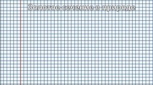 Золотое сечение - что это такое и как применяется.