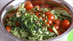 Салат постный с пекинской капустой и овощами. ВКУСНОЕ МЕНЮ