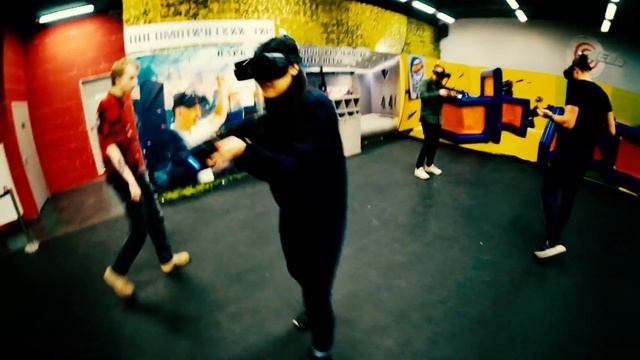 Корпоратив в Игровом Центре Цель. VRполигон минимум подготовки - максимум игры и удовольствия!