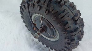 Покрышка новая установлена на мотор колесо с #посадочным 6.#электросамокат