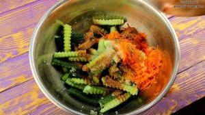 САЛАТ на ЗИМУ ОГУРЦЫ ПО-КОРЕЙСКИ! ПОНРАВИТСЯ ВСЕМ!