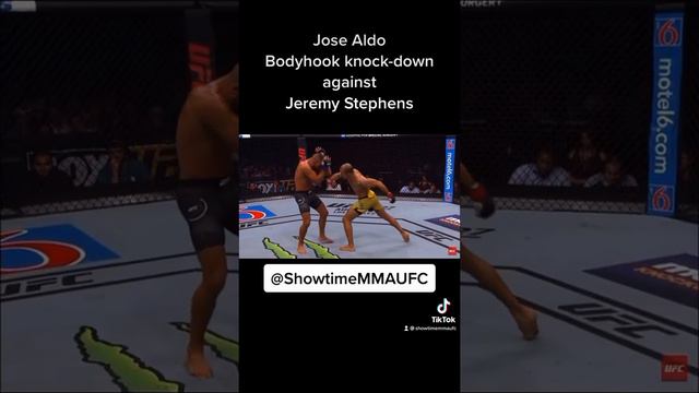 UFC Jose Aldo Jr.’s Bodyshot knockdown on Jeremy Stephens