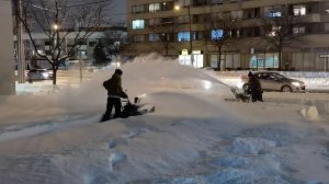 Дети и снег в Канаде