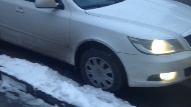 Динамический поворотник на Skoda Octavia