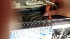 Майка на вязальной машине Silver Reed 280/60