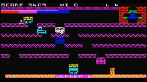 Прохождение игры "Dr Franky and the Monster" на ZX Spectrum старые игры из детства