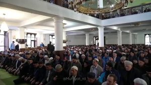 Муфтий Дагестана шейх Ахмад Афанди на праздничном намазе.
