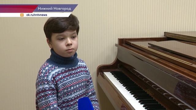 11-летний пианист Даниил Абросимов дал первый большой концерт в Нижегородской филармонии