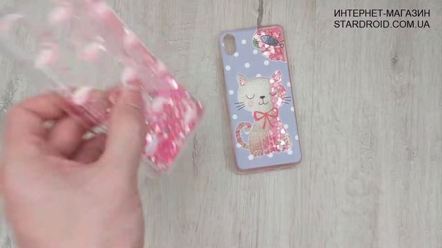 TPU чехол Liquid для Xiaomi Redmi 7A. Чехлы с блестками Редми 7А смотреть онлайн