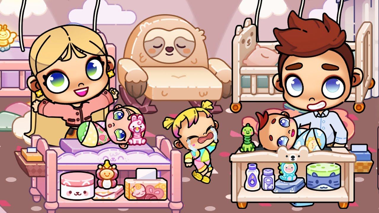 ИСТОРИЯ РУТИНА СЕМЬИ - ВЫПИСКА ИЗ РОДДОМА ОБНОВЛЕНИЕ СЕРИАЛ в AVATAR WORLD !