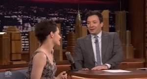 Kristen Stewart, Jimmy Fallon Video 'Tonight Show' 2017 (интервью)