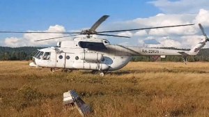 МИ-8 запуск и взлет. г.Онега