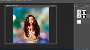 Как вырезать волосы в фотошоп с помощью режима наложения