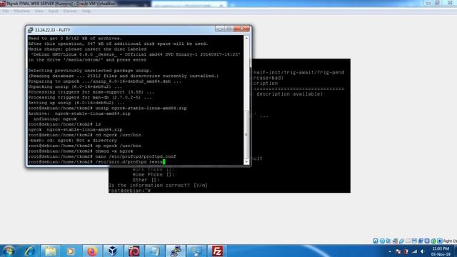 Cara Install Dan Konfigurasi Web Server #Part5 ( Membuat Localhost Debian Online ) смотреть онлайн