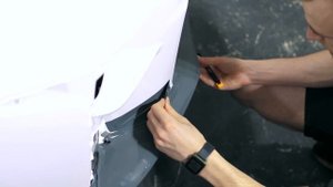 Полиуретановая защитная пленка серого цвета STEK DYNOgray | Замена цвета Toyota Yaris GR