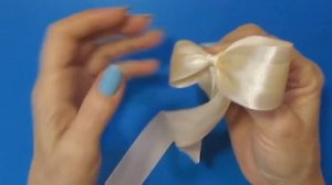 Супер_быстрый Бант из Ленты своими руками/ribbon hair bow/как сделать завязать красивый бант