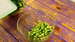 Самый простой и вкусный салат из морепродуктов # 1