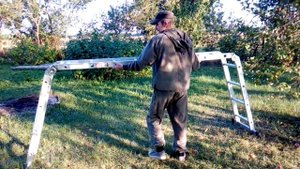 Лестница трансформер алюминиевая 460 см 13 кг STARTUL Видеоотзыв (обзор) Вадима