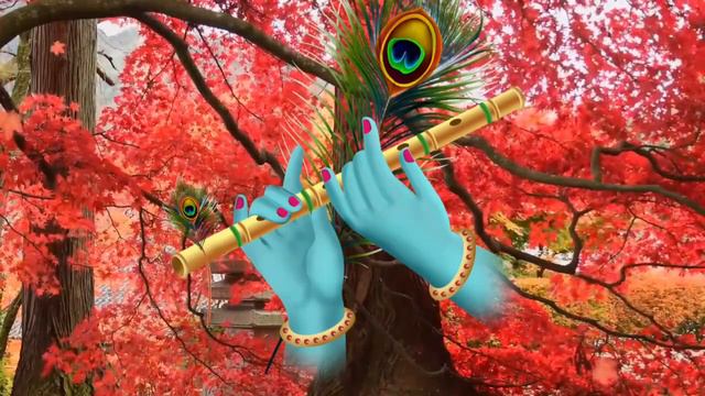 Krishna Flute Relaxing Music||Peaceful music смотреть онлайн