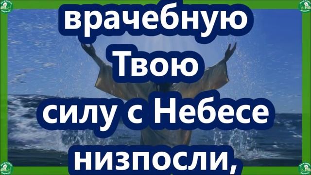 МОЛИТВА НА КРЕЩЕНИЕ ГОСПОДНЕ НА ИСЦЕЛЕНИЕ ОТ ВСЕХ БОЛЕЗНЕЙ! А ТАКЖЕ ОТ КОЛДОВСТВА И ПОРЧИ.✝☦