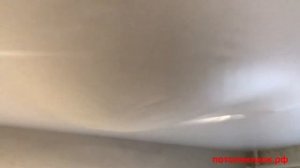 Натяжные потолки - Слив воды