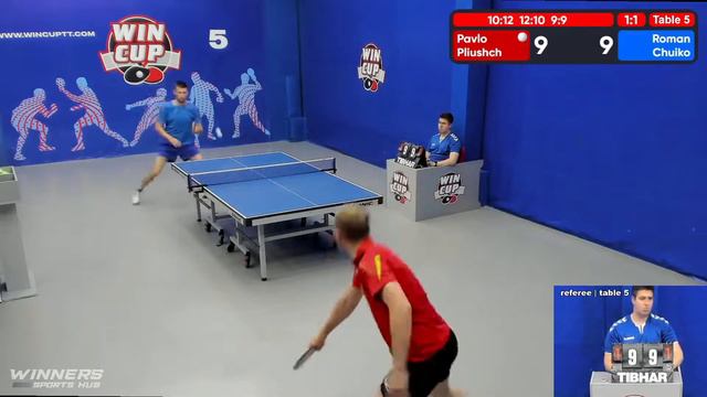 02:00 Плющ Павел (2:3) Чуйко Роман стол 5 ЮГ-6 08.06.22 | Настольный Теннис WINCUP смотреть онлайн