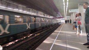 81-717/714.5М «Номерной» на станции Технопарк