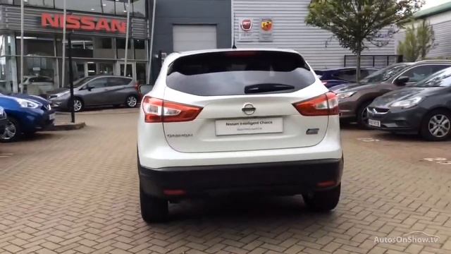 NISSAN QASHQAI DCI ACENTA PREMIUM WHITE 2014 смотреть онлайн