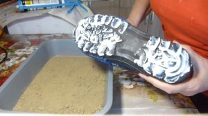 Видео №1 Первый способ из четырёх способов, как сделать подошву не скользкую.