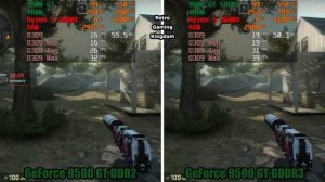 GeForce 9500 GT DDR2 vs GeForce 9500 GT GDDR3 Test In 17 Games (Capture Card)