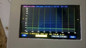 Тест тороидального  сердечника из Китая.  Balun 4:1 TEST magnetic iron core magnetic T200-2